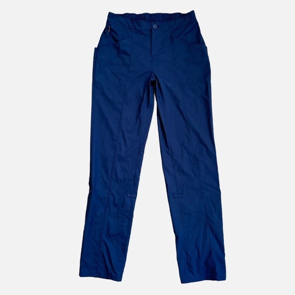 Patagonia Stone Navy Blue High Spy Lightweight Casual Active Pants Sz Women's 4 - Picture 2 of 13